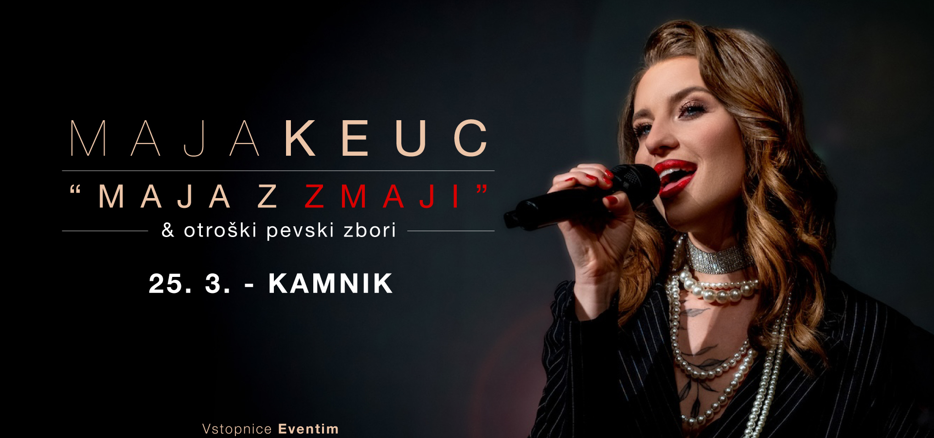 RAZPRODANO: Maja Keuc: Glasbeni večeri z otroškimi pevskimi zbori