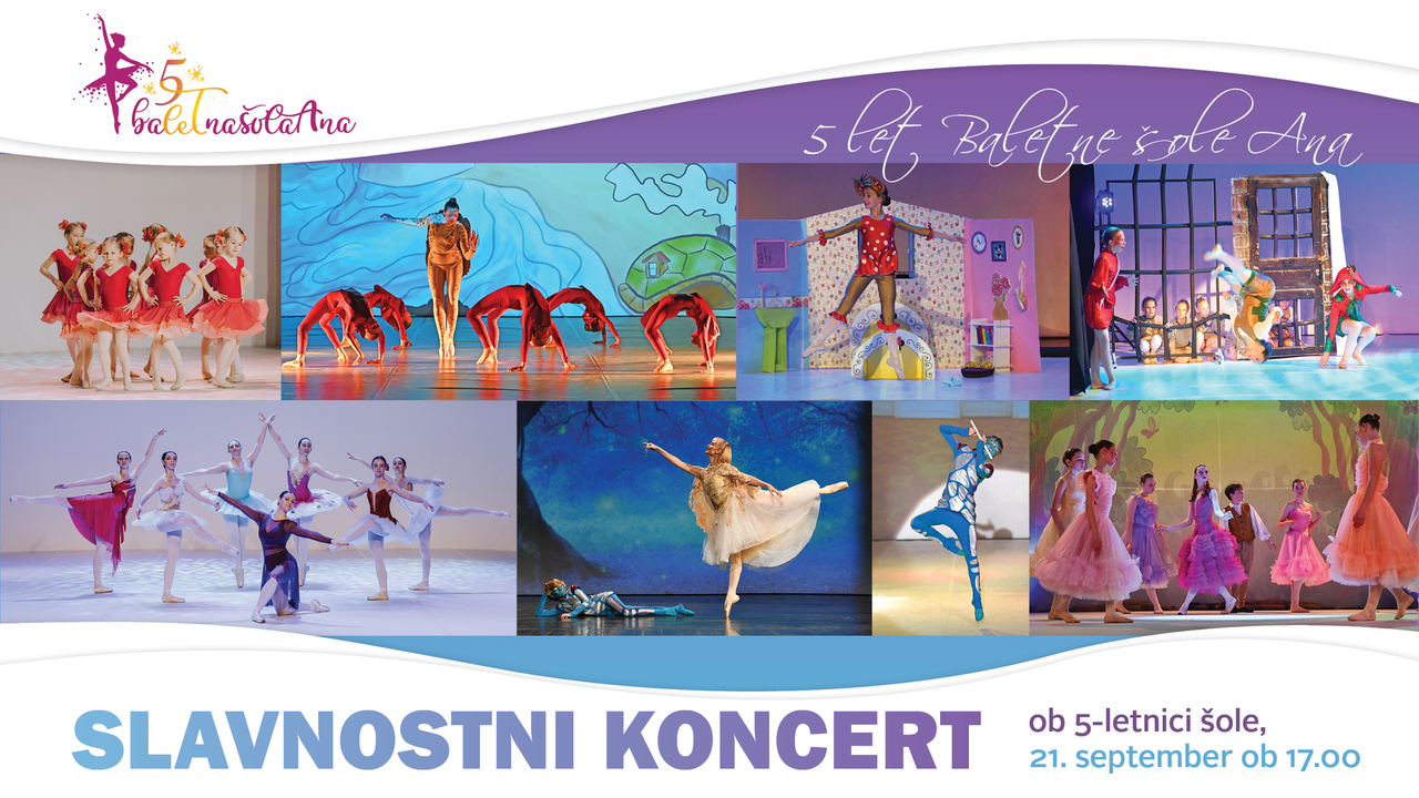 Slavnostni koncert ob 5-letnici Baletne šole Ana