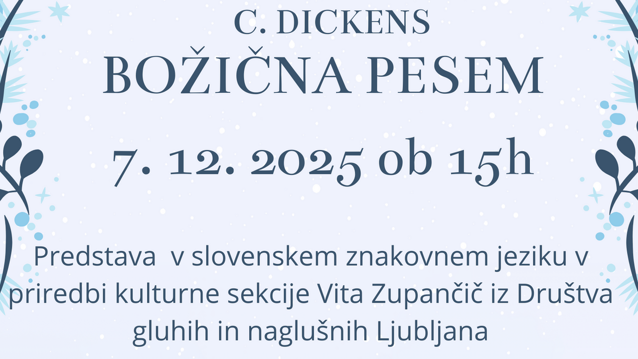 C. Dickens: BOŽIČNA PESEM