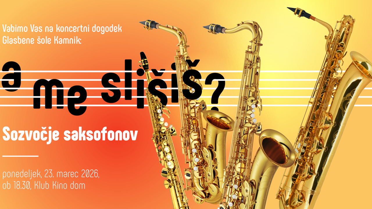 A me slišiš? - Sozvočje saksofonov