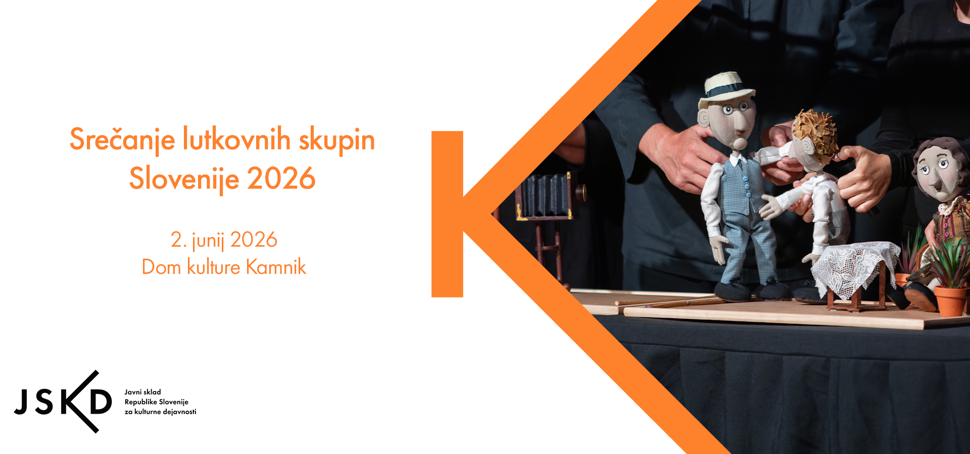 JSKD OI Kamnik: Srečanje lutkovnih skupin Slovenije 2026