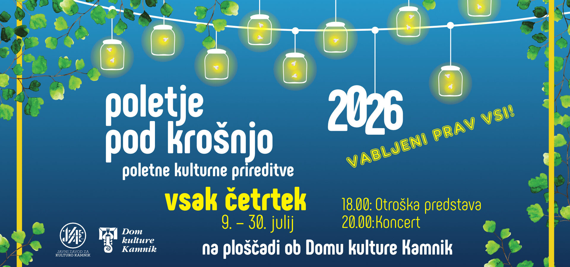 Naslovna slika za vsebino: Poletje pod krošnjo