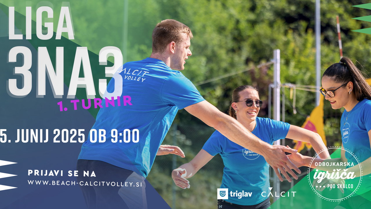 Kamniška »LIGA 3na3« v odbojki na mivki