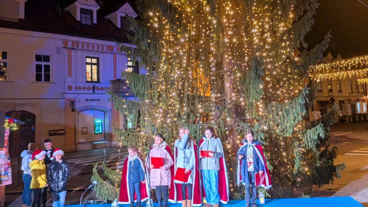 Pojoča jelka v Pravljičnem Kamniku