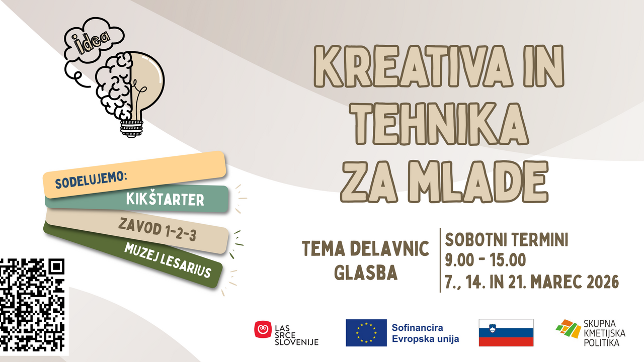 Kreativa in tehnika za mlade- glasba